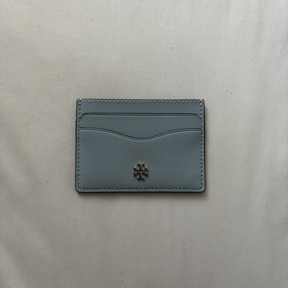 Tory Burch Blue Card Case